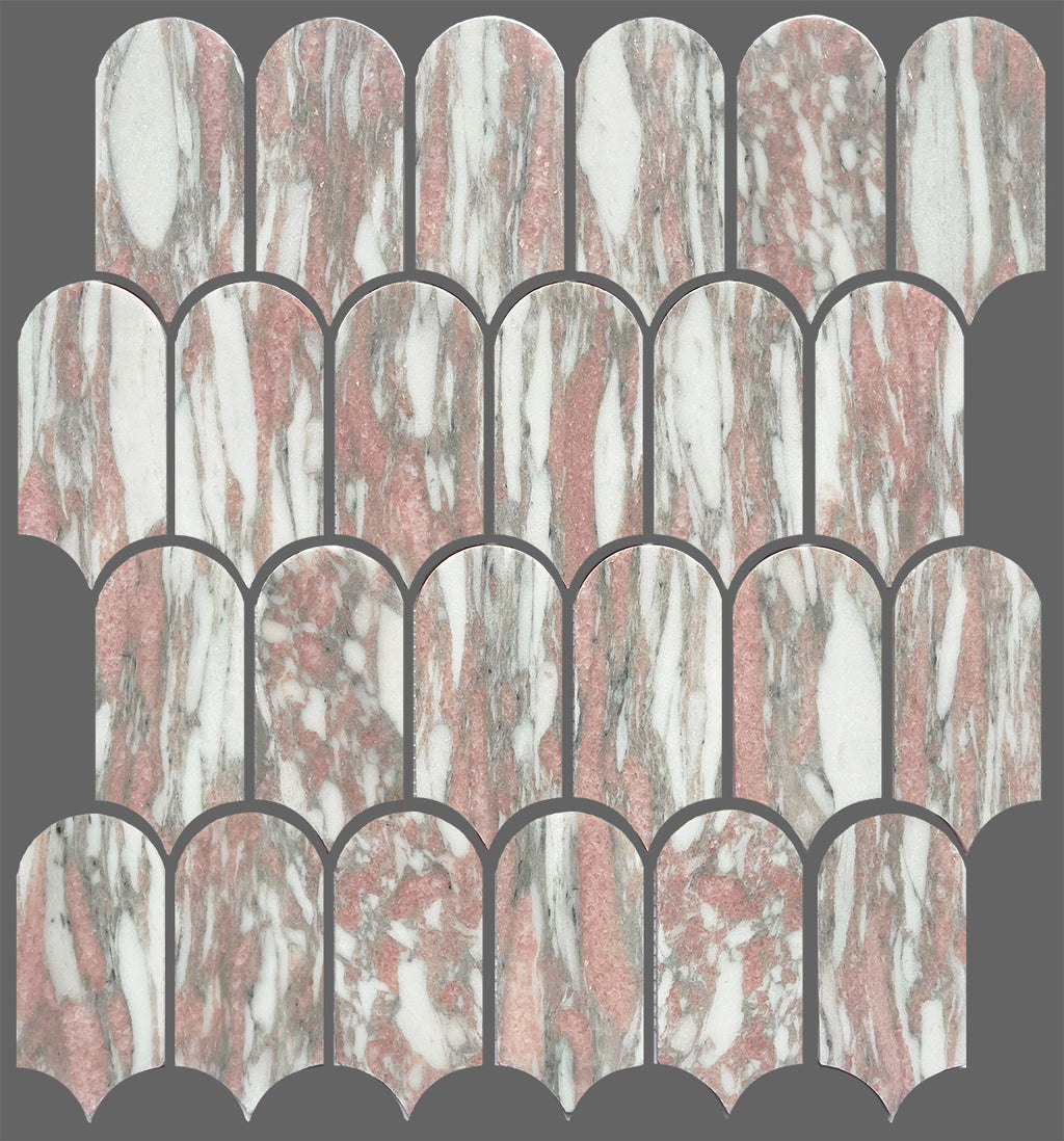 Artemis Norwegian Pink Honed Marble 50X103mm