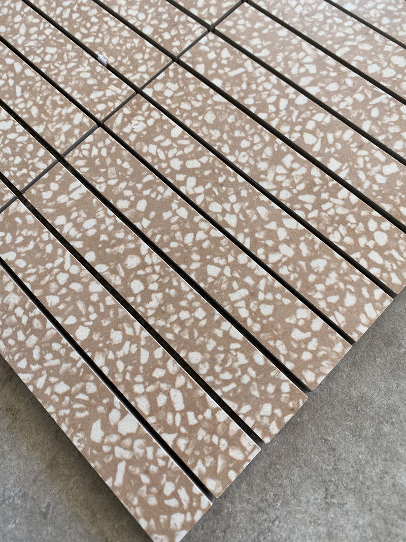 Alta Terrazzo Look Pink Finger Mosaic 