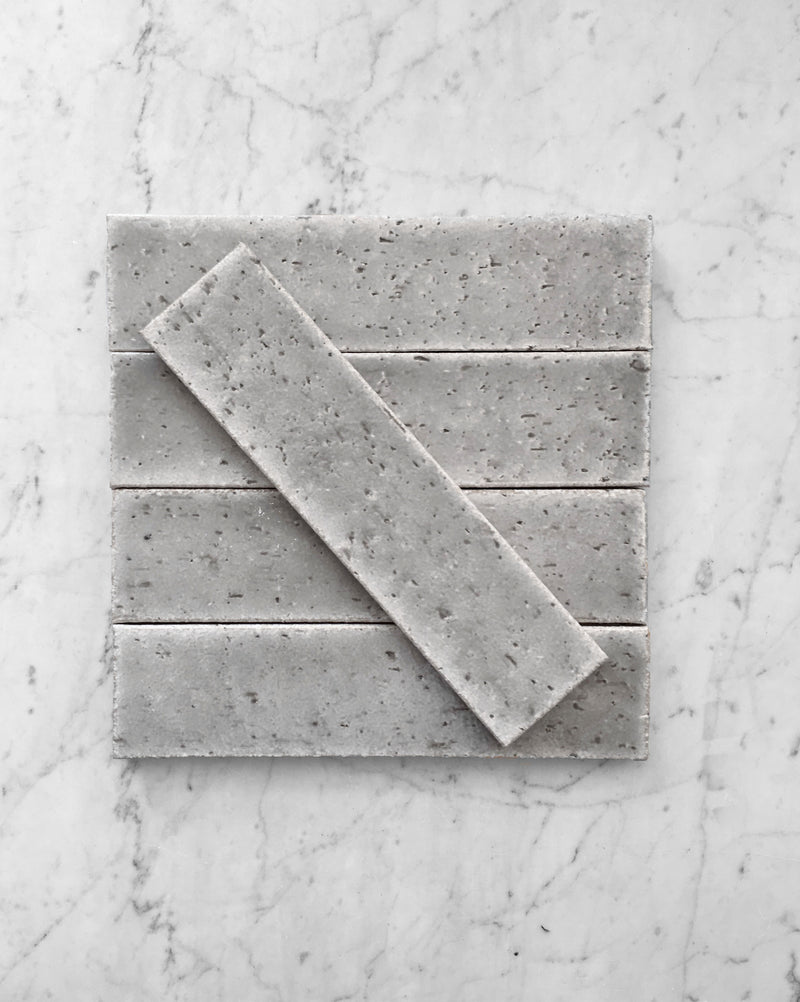  Argo Light Grey Glazed Brick Subway 240x60x10mm