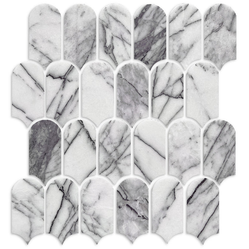 Artemis New York Stone Feather Honed Marble 50X103x10mm