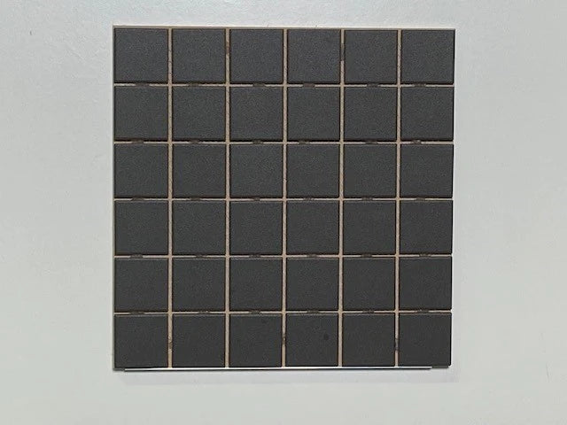 Mosaic Tiles Unglazed Black 48X48X4.5mm
