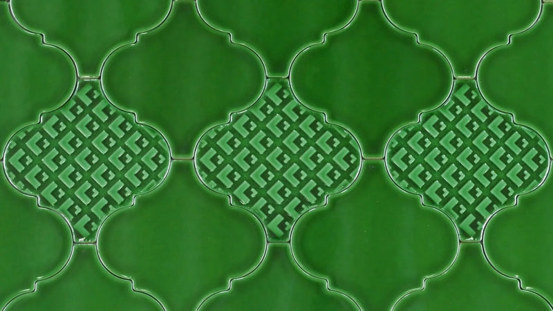 Heritage Green Pattern Tiles