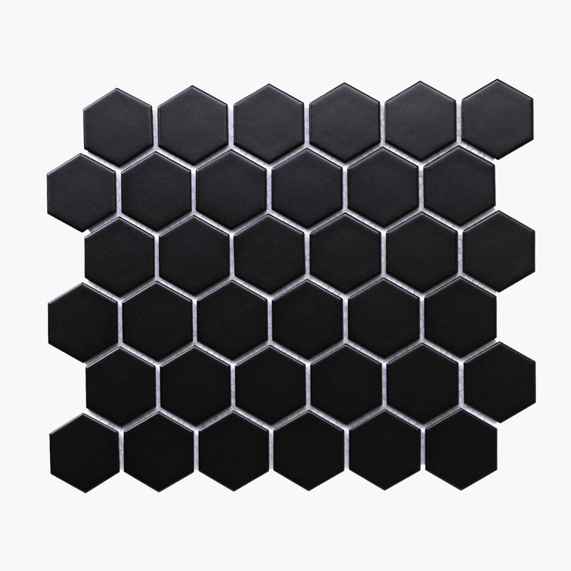 Large Glazed Hexagon Tiles 95x110x4.5mm