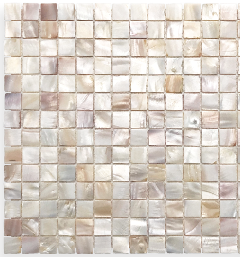 Natural Mosaic Mother of Pearl 20x20x2mm