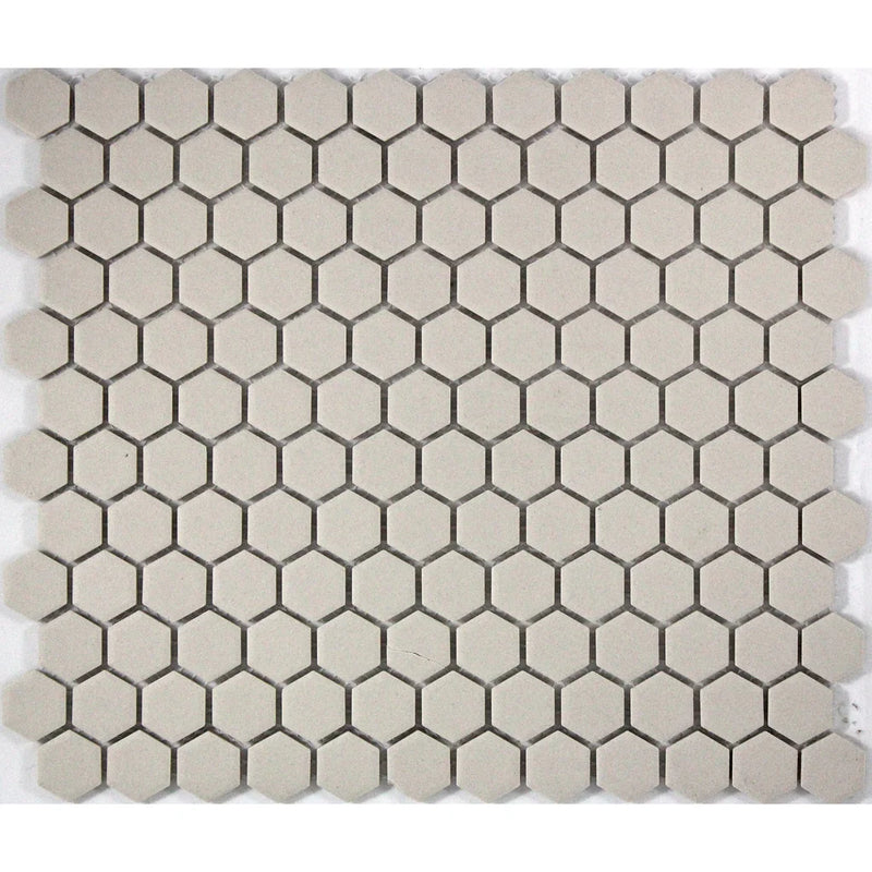 Mosaic Tiles Unglazed Natural Hexagon 25mm