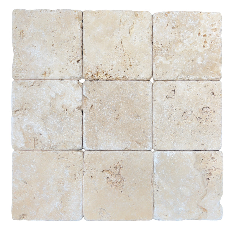 Rome Square Travertine 100X100X10mm