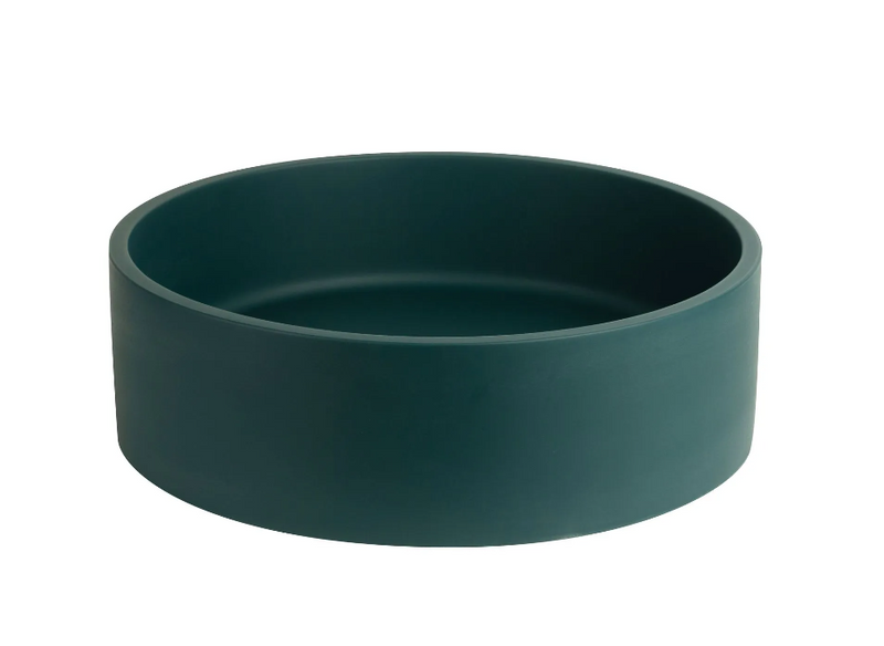 Coloured Concrete Basin - Teal