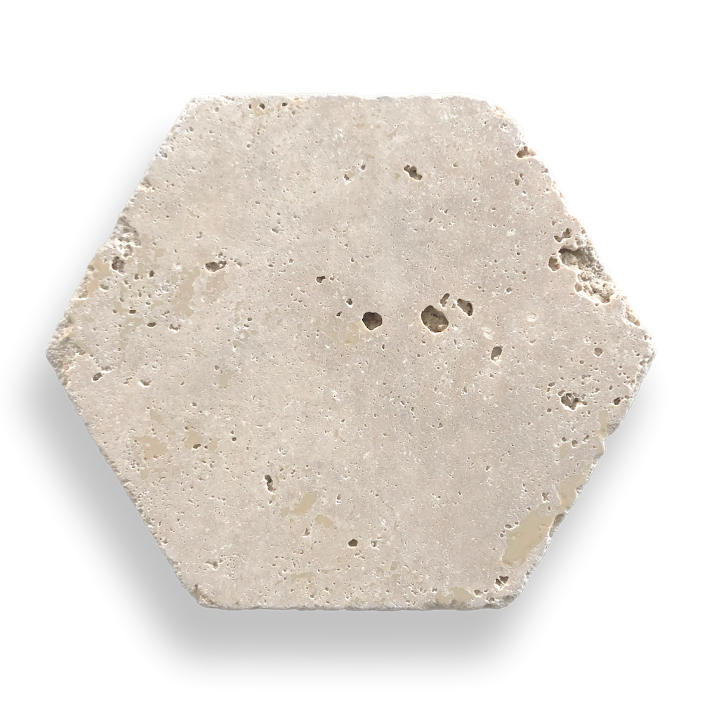 Travertine Classico Hexagon 200x231x10mm
