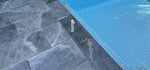 Toros Black Sandblasted and Brushed Finish Marble Tiles