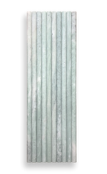 MARBLE FLUTE - VERDI CRISTALLO, HONED 30x18x920mm