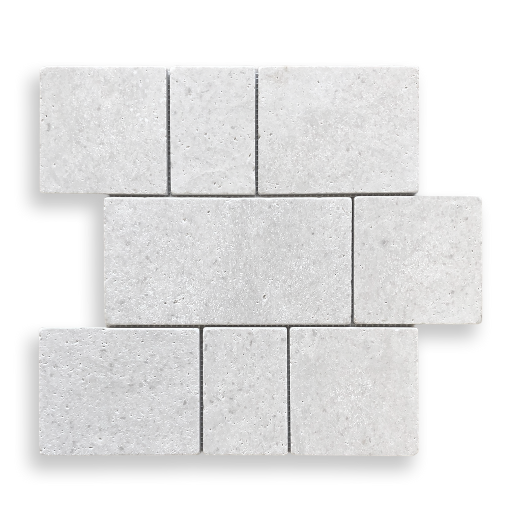 Marble Mosaic - Havana Travertine Grigio Tumbled