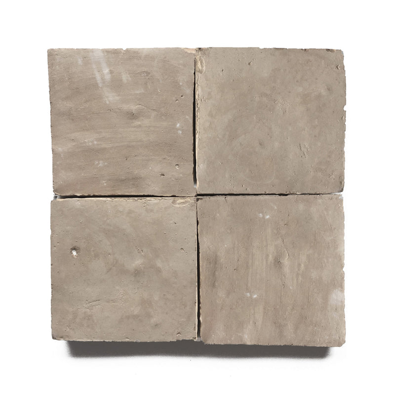 Zellige Raw Terracotta Moroccan Square