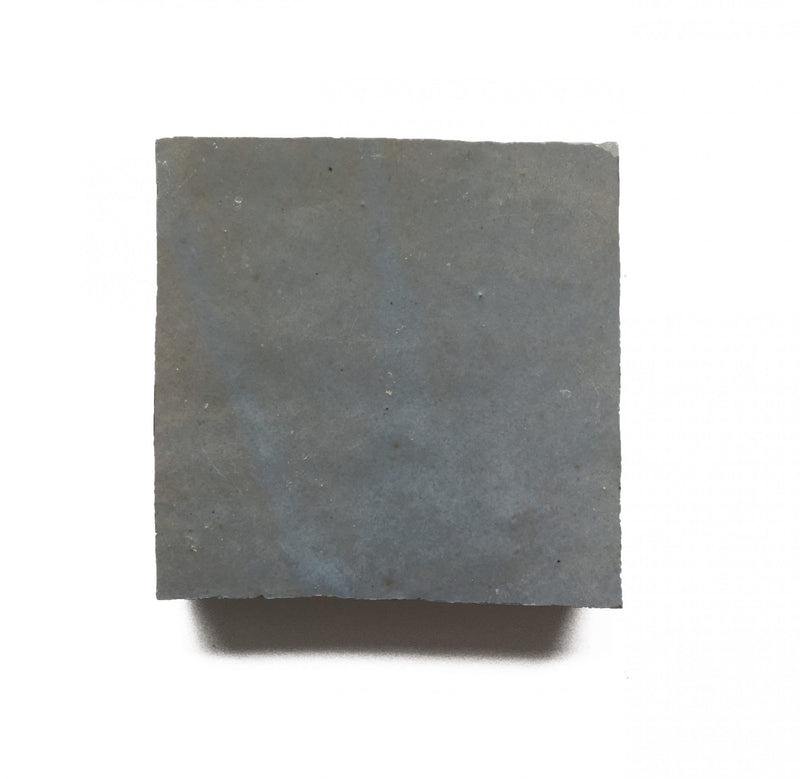 Hand Made Moroccan Zellige Pale Blue 100X100x12mm