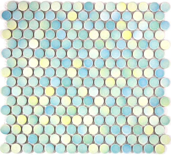 Mosaic Tile - Penny Round Bubble Gum 19mm