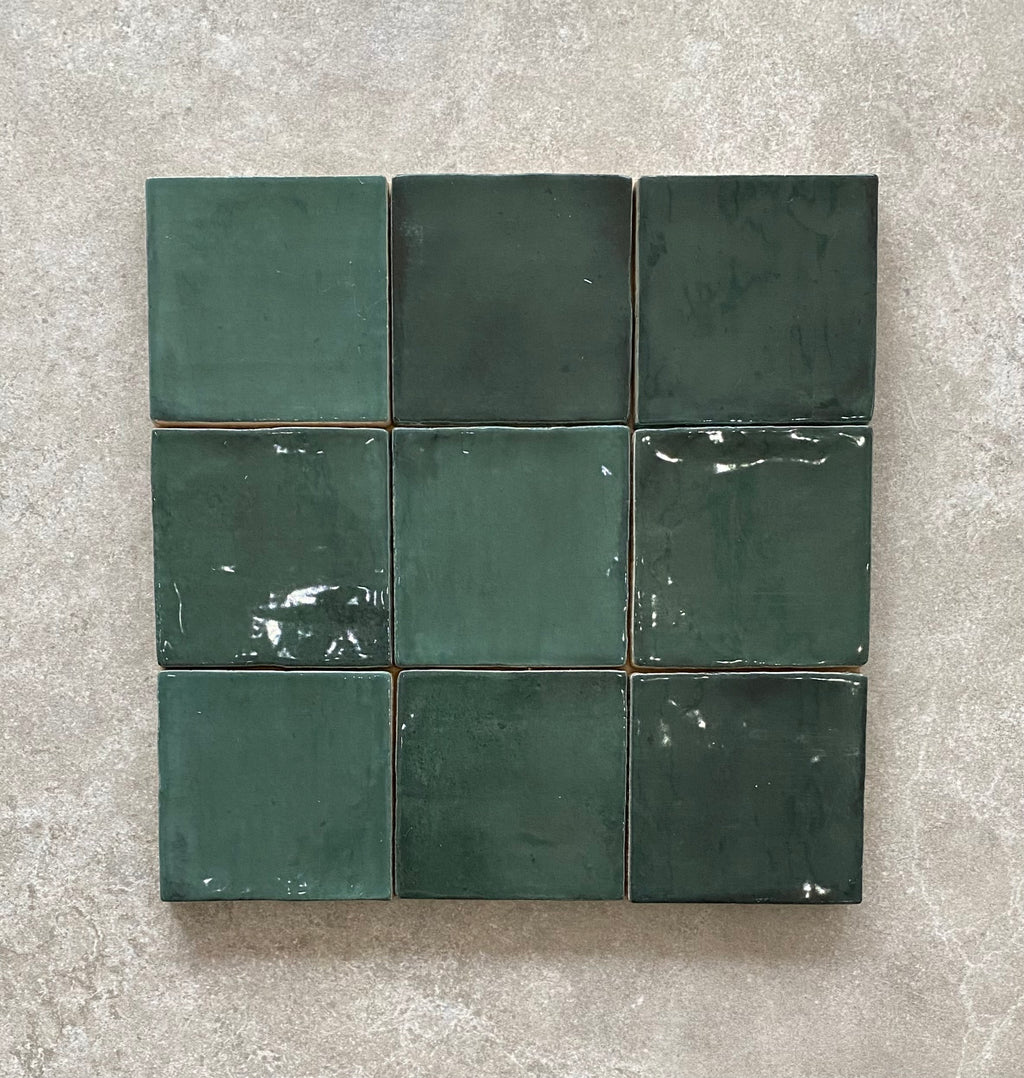 La Fabbrica Small Emerald Gloss Square 100x100mm