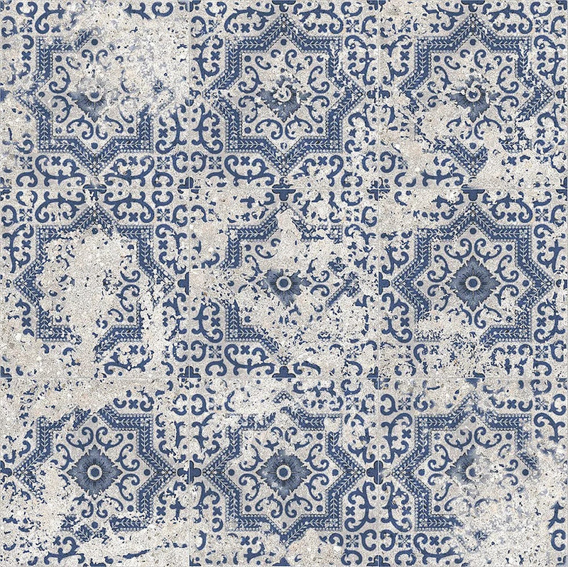 Spanish Floor &amp; Wall Tiles Blue Faro 200x200mm