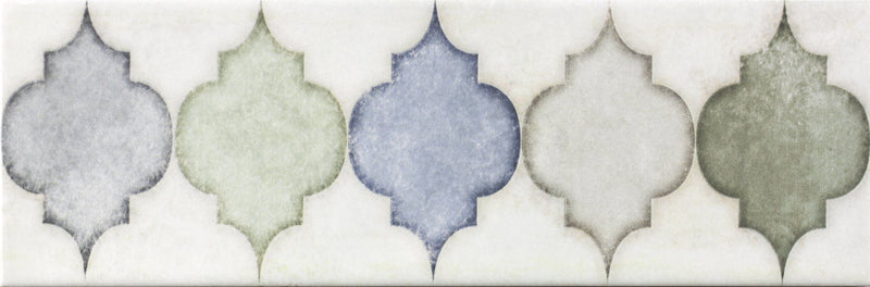 Ceramic Glazed Spanish Wall Tiles 100 X 300mm Abalon