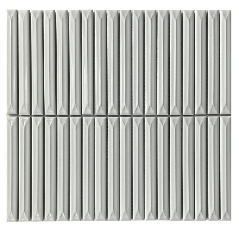 Kit Kat - finger tile - 3D Gloss White Arrow Stack