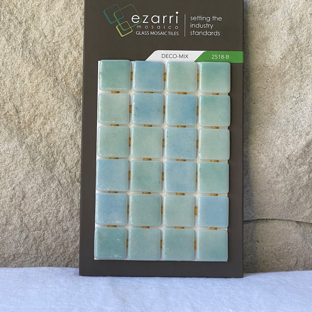 Ezarri Glass Mosaic Deco Mix 2518B 25X25 pool tiles