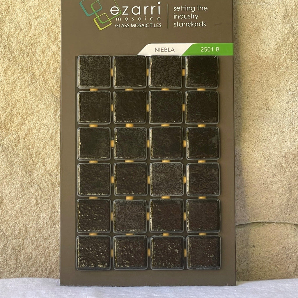 Ezarri Glass Mosaic Niebla 2501B 25X25 pool tiles