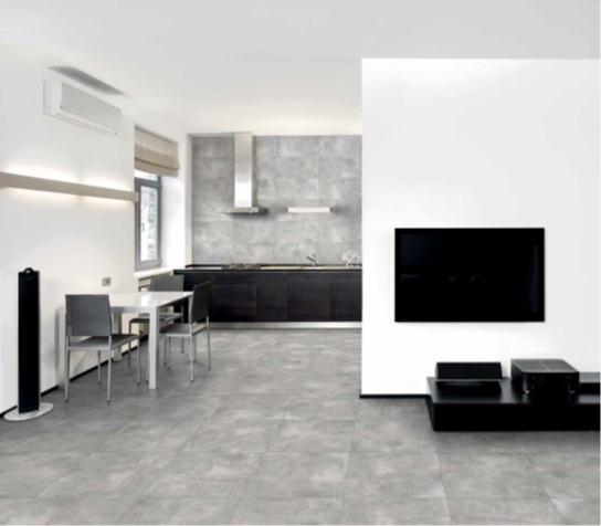 Niece - Concrete Look Matt Finish Porcelain Tiles - Grigio