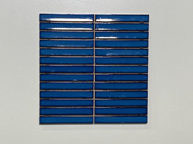 Mosaic Tile Kit Kat - Ocean Blue Concave Face 20X145