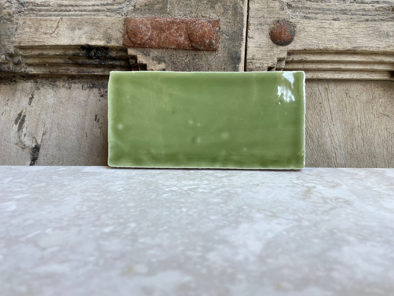 Ceramic Glazed Subway Olive 150X75X5mm