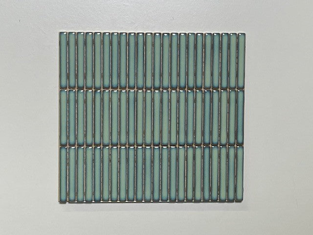 Mosaic Kit Kat Tiles Small Format 12X92mm Green 