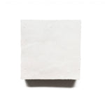 Hand Made Moroccan Zellige Snow 100X100x12mm