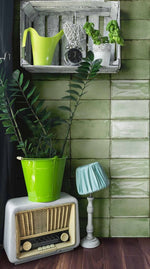 green subway tiles 