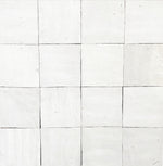 Hand Made Moroccan Zellige Snow 100X100mm Kitchen Splashback Tiles