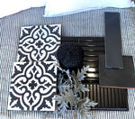 black and white wall tiles Terigal 