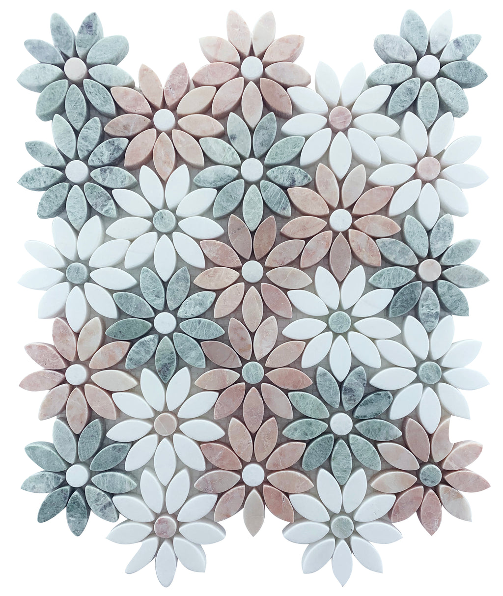 marble flowers Tiles 