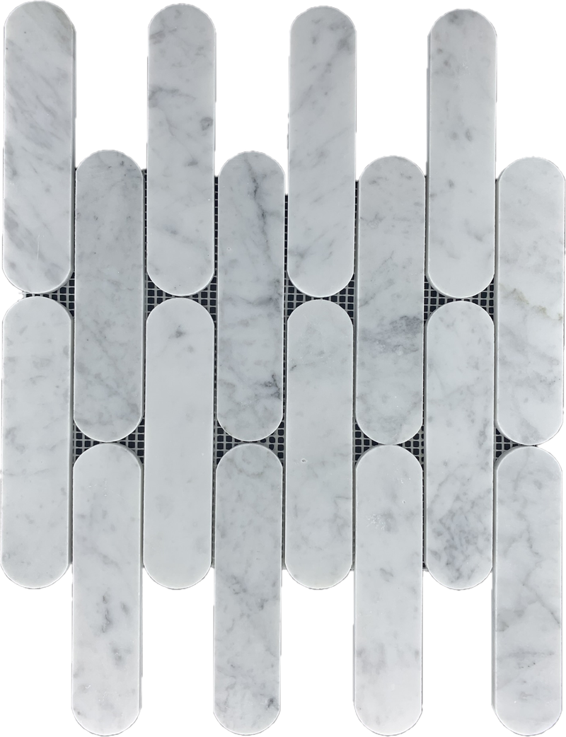 Marble Mosaic - Connect - Carrara Honed