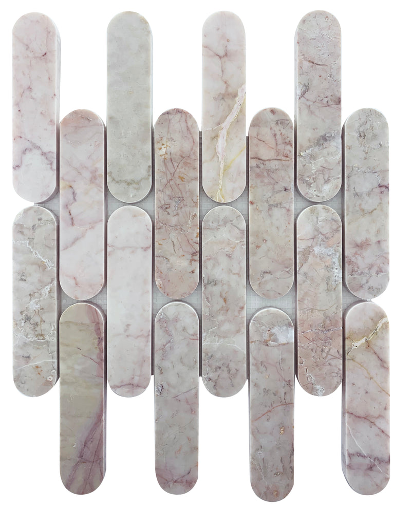 Marble Mosaic - Connect Rosso Honed