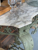 marble hall table